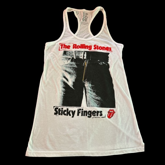 Rolling Stones Sticky Fingers Tank Top T-back - Picture 1 of 4